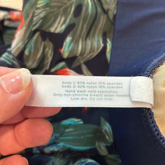 CACIQUE SWIMSUIT BOTTOMS Swim Skirt PLUS SIZE 24 Tropical Vacation Resort - Picture 4 of 10